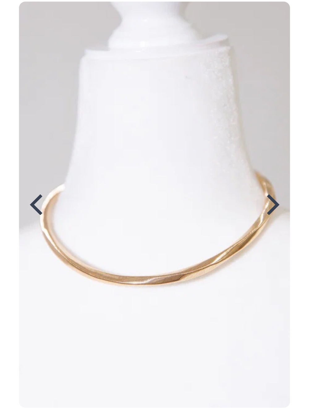 Yasmine Gold Choker Necklace